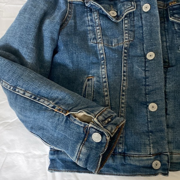 Polo Ralph Lauren Jean Jacket lined sz 12-14/G - Picture 3 of 16